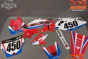 KIT GRAFICHE HONDA CRF 450 2005 2006 2007 2008