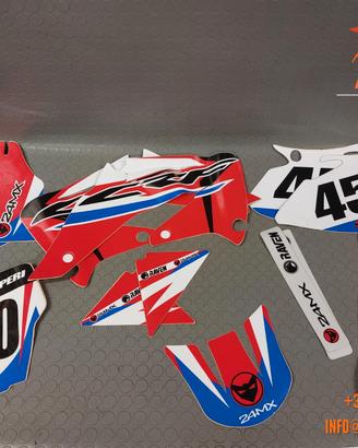 KIT GRAFICHE HONDA CRF 450 2005 2006 2007 2008