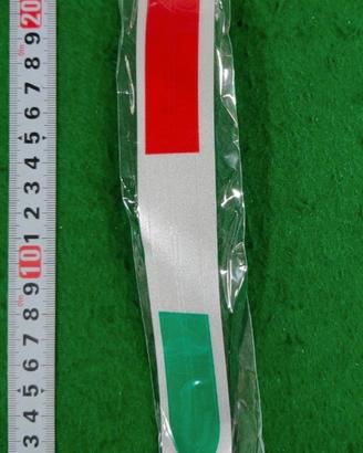coppia adesivo tricolore bandiera italia 
