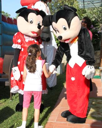 mascotte topolino minnie