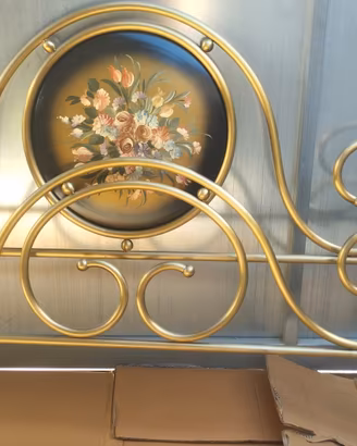Letto in ottone 