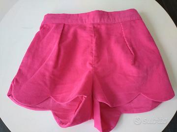 Short fucsia Jacadi Paris con orlo a petalo - 12 m