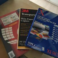 Etichette autoadesive-Lucidi-Trasparenti con banda