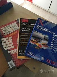 Etichette autoadesive-Lucidi-Trasparenti con banda