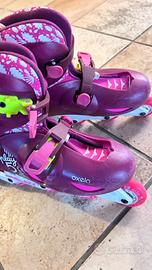 Pattini in linea per bambina