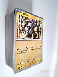 Mazzo 100+ carte Pokemon italiane tutte differenti
