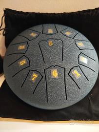 Handpan tamburo meditazione yoga steel tongue drum