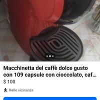 Macchinetta Nespresso dolce gusto 