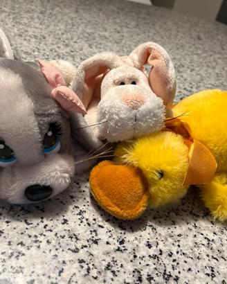 Lotto 3 peluches