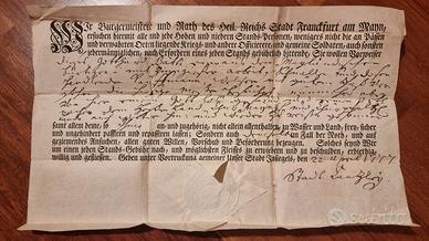 Passaporto tedesco 1777