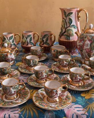 Splendido Servizio Caffè CAPODIMONTE Vintage