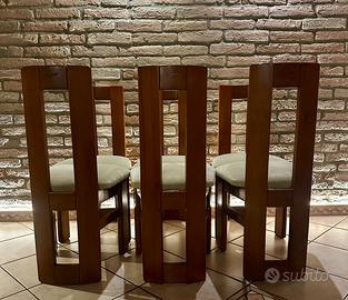 6 sedie design Fabrizio Poldaretti  anni 70