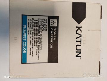 Toner stampante Canon colore ciano 