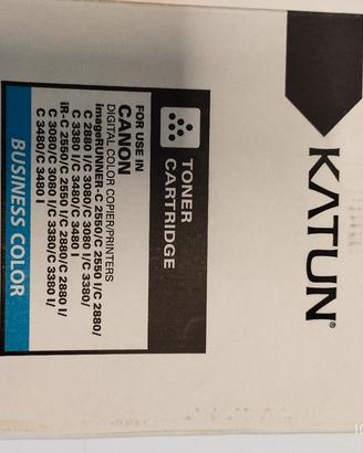 Toner stampante Canon colore ciano 