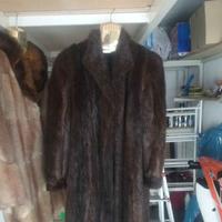 Pelliccia donna artigianale di castoro, taglia 48