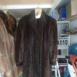 Pelliccia donna artigianale di castoro, taglia 48