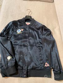 Bomber in satin nero Levi Strauss & Co.