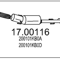 FAP Filtro particolato  diesel  per Nissan