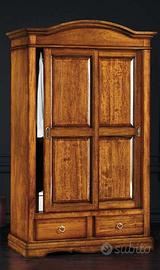 Armadio in arte povera due ante scorrevoli