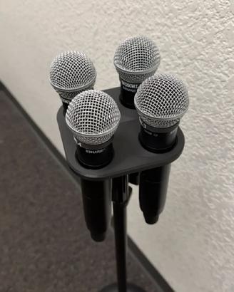 Supporto Microfono Wireless anche shure