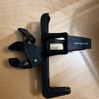 Porta borraccia bici morsetto girevole MTB gravel