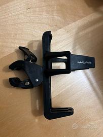 Porta borraccia bici morsetto girevole MTB gravel