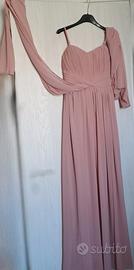 Vestito da Cerimonia color rosa antico