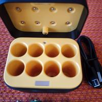 8 batterie 1,5 v stilo AA litio ricaricabili