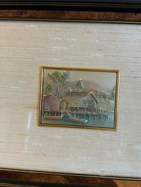 Quadro F.O. Basso rilievo in argento.