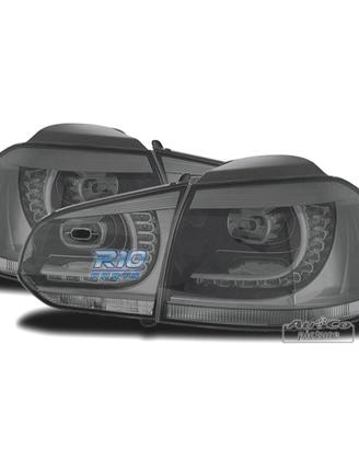 FANALI VOLKSWAGEN VW GOLF 6 08-12 LED GRIGIO FUMÉ