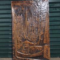 Quadro a sbalzo in rame