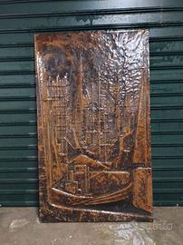 Quadro a sbalzo in rame