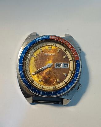 Seiko Pogue cronografo 6139-6000 vint.- da rest.