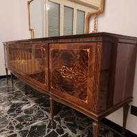Credenza con specchio e trumeau