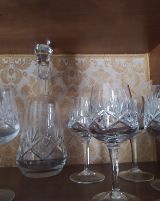 Servizio in cristallo di Bohemia