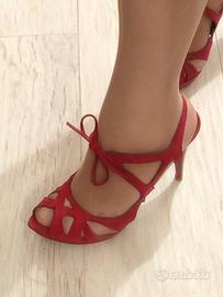 Scarpe estive colore cherry