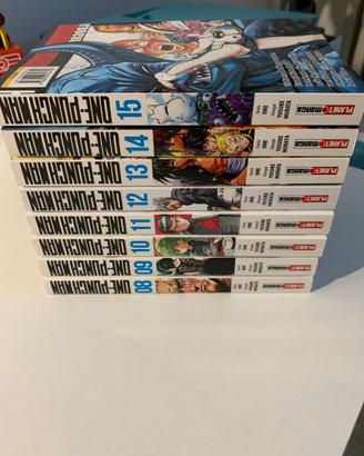 One-Punch man, set manga 8-15