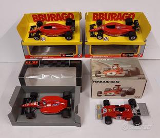 LOTTO 4 MODELLI FERRARI F.1 SCALA 1/24 - 1/25 BURA