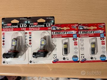Lotto Lampadine LED H11 e T10 (W5W)