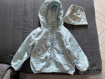 Giubbotto con cappellino neonato