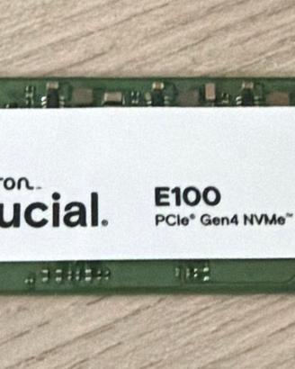 🔥 SSD M.2 NVMe Crucial E100 1TB