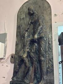 Grande bassorilievo figurativo oltre 1 metro
