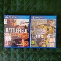 Giochi PS4 (Battlefield Hardline, FIFA 17)