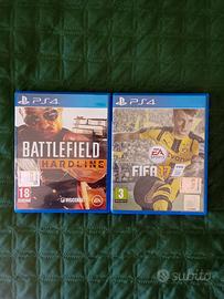 Giochi PS4 (Battlefield Hardline, FIFA 17)