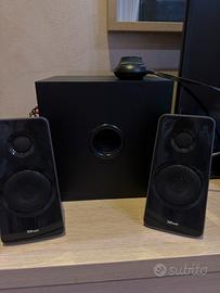 Cassa subwoofer 2.1 trust potenza 120 watt