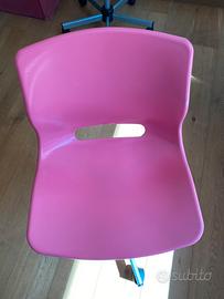 Sedia girevole con ruote Ikea