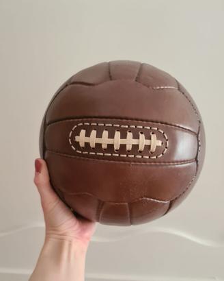 Replica semipallone cuoio vintage da arredo