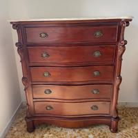 Cassettiera Vittoriana in mogano