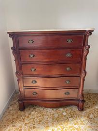 Cassettiera Vittoriana in mogano