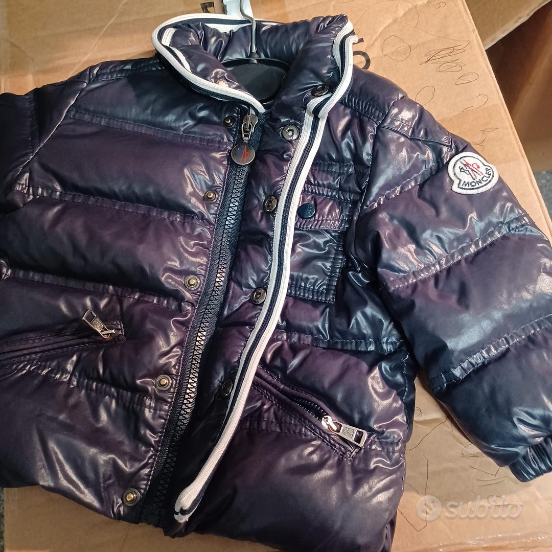 piumino inverno Moncler bambino blu scuro - Tutto per i bambini In vendita  a Reggio Emilia